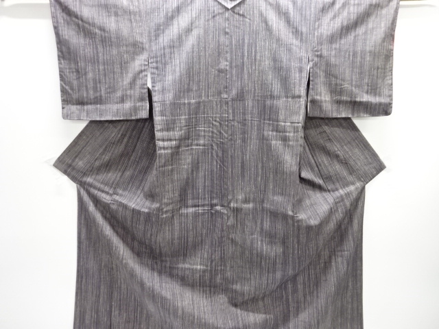 JAPANESE KIMONO / TSUMUGI / WOVEN STRIPE